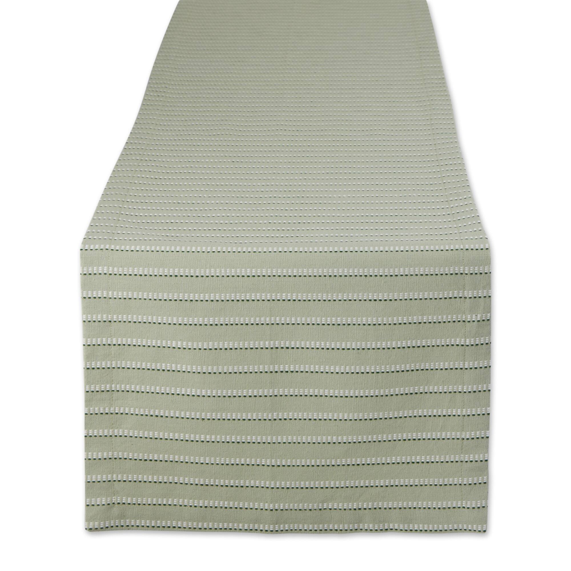 Sprig Dobby Stripe Table Runner 14" x 108"